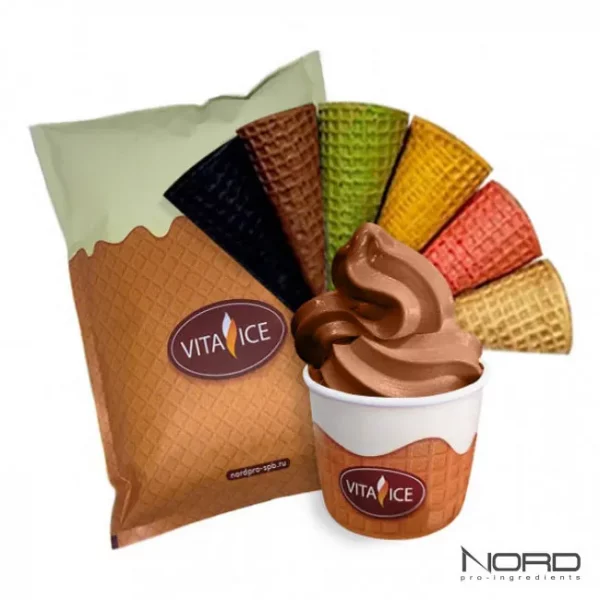 Сухая смесь для мороженого Nord Вита Айс Экстра «Шоколад»
